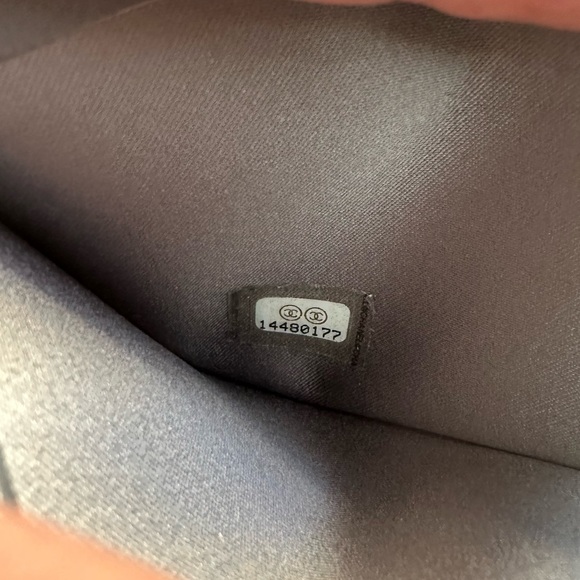 SOLD Chanel Camellia Patent Leather Long Wallet with Chain - Picture 7 of 14